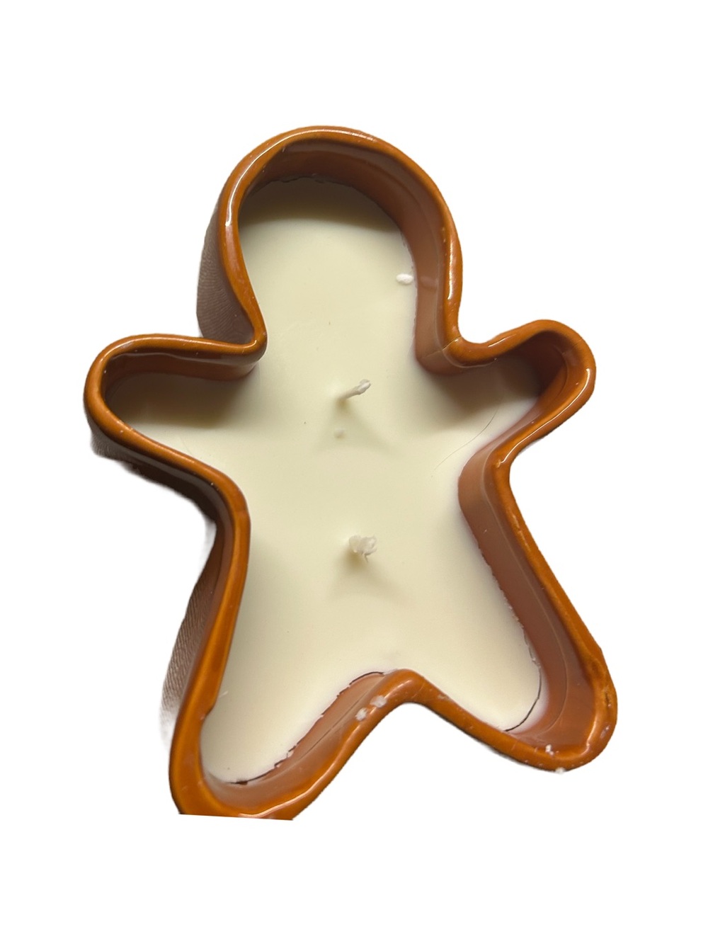Gingerbread Man Candle - Picture 2 of 2